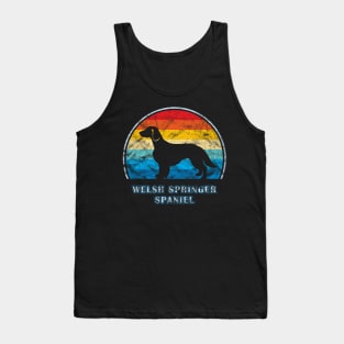 Welsh Springer Spaniel Vintage Design Dog Tank Top